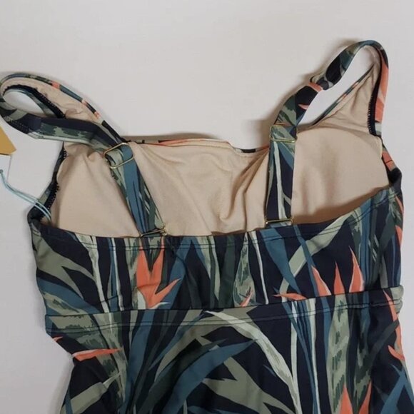 KONA SOL Square Neck High Coverage One Piece Swimsuit - Picture 7 of 7